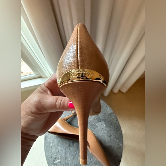 Calvin Klein Gayle Tan Pumps - Picture 8 of 15